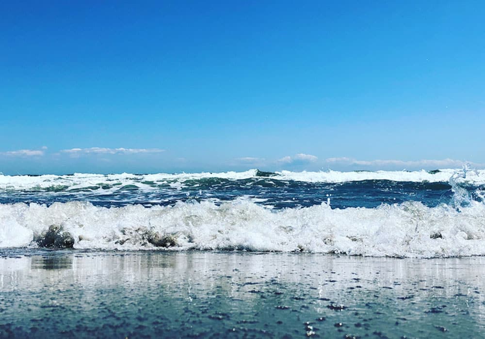 Be more creative. Go to the beach.