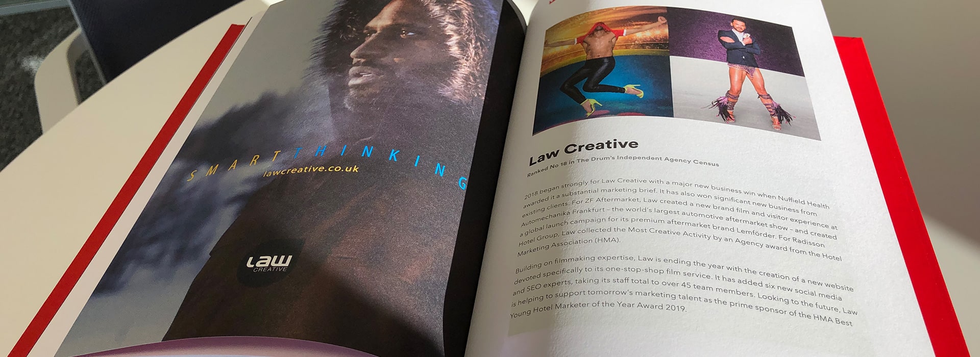 DRUM 2018 ANNUAL LISTS LAW AS TOP 20 AGENCY